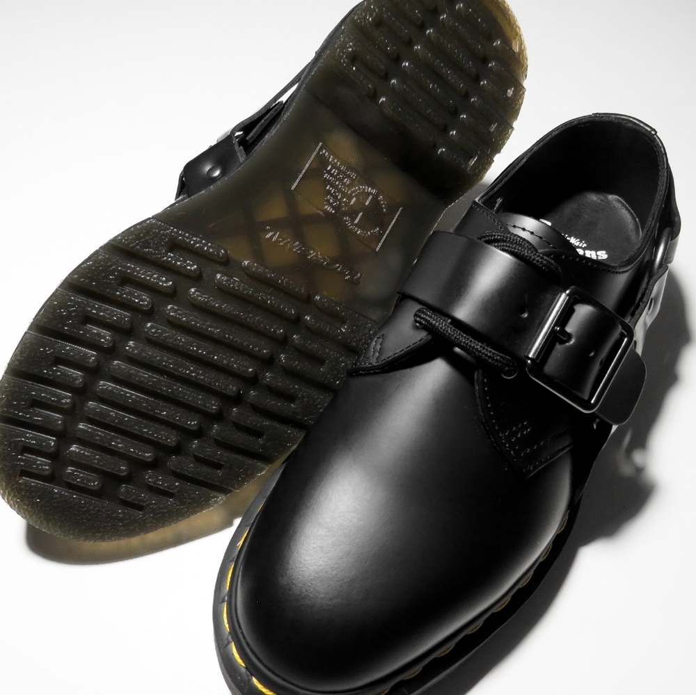 New Dr. Martens Henree Lace Up Smooth Leather Boot Durable Black Women's Size 8 - Picture 4 of 7